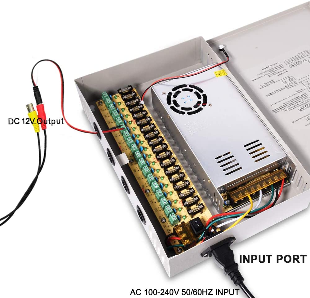 Power Box 18ch/30amp : Security Accessories - Trinidad and Tobago